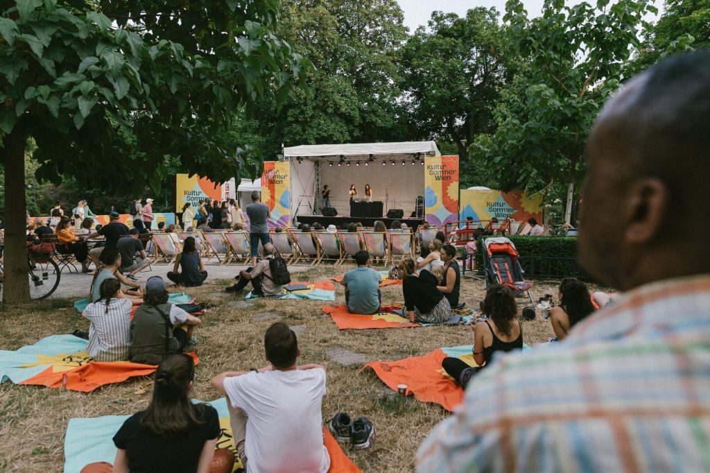 Publikum beim Kultursommer